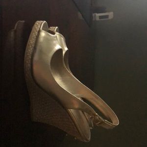 Kirsten Leather Wedge sandals